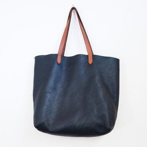 The Transport Tote Madewell True Black Brown Leather Bag